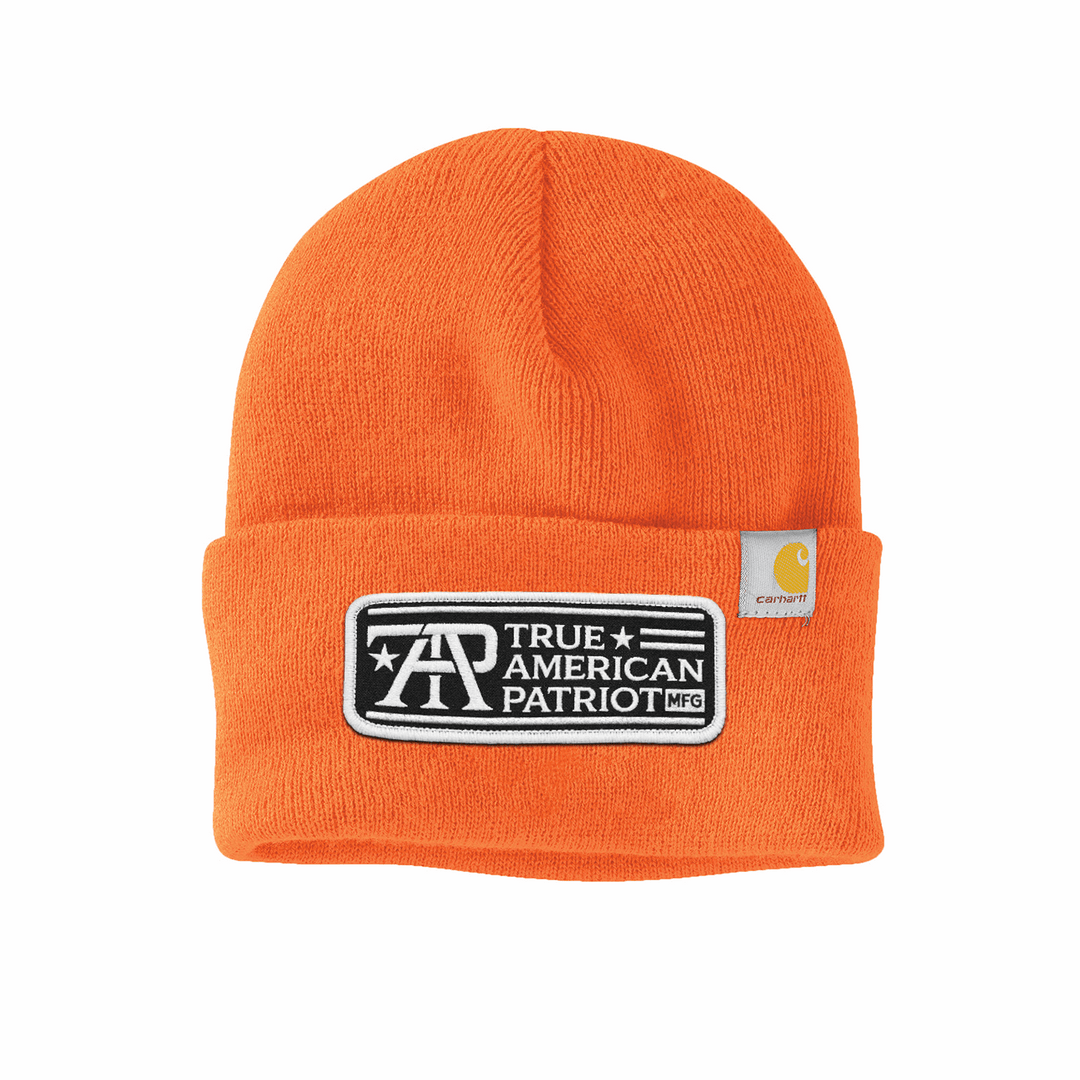 True American Patriot Mfg. × Carhartt® Watch Cap 2.0 Bright Orange