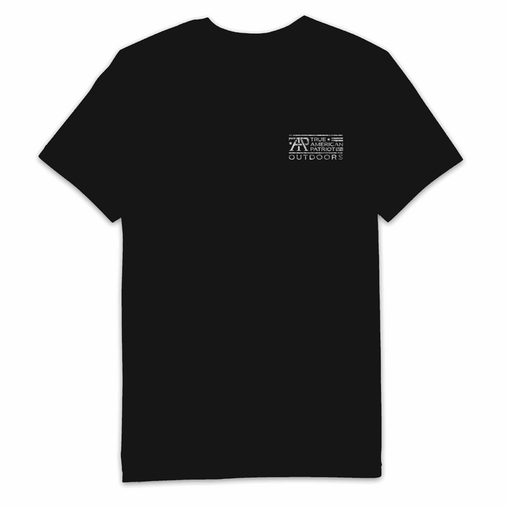True American Patriot Mfg - Stay True Chocolate Lab Outdoors Black Left Chest