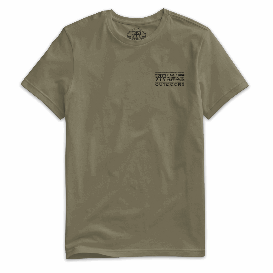 True American Patriot Mfg - Stay True Chocolate Lab Outdoors Military Left Chest