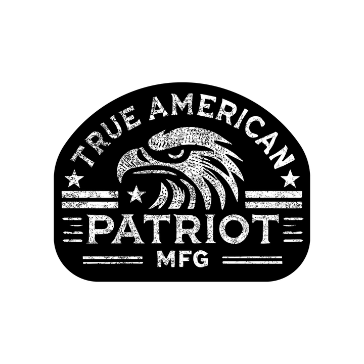 True American Patriot Mfg Eagle Head Logo Decal