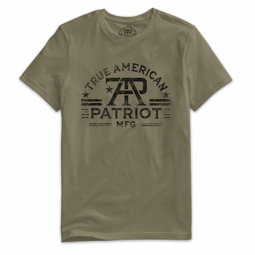 True American Patriot Mfg - Branded Tee Military Front