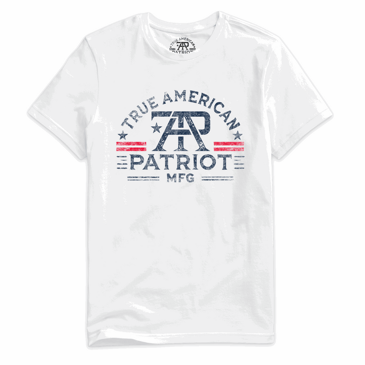 True American Patriot Mfg - Branded Tee White Front