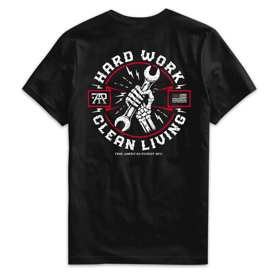 Hard Work Clean Living Tee