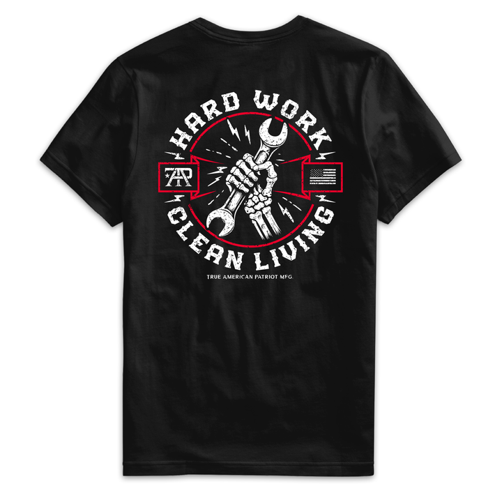 Hard Work Clean Living Tee