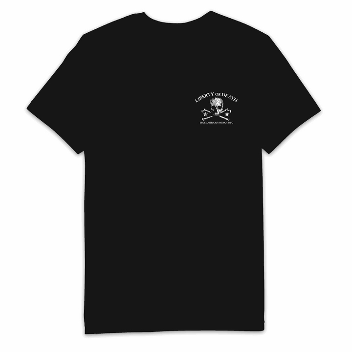 True American Patriot Mfg Liberty or Death Black Left Chest