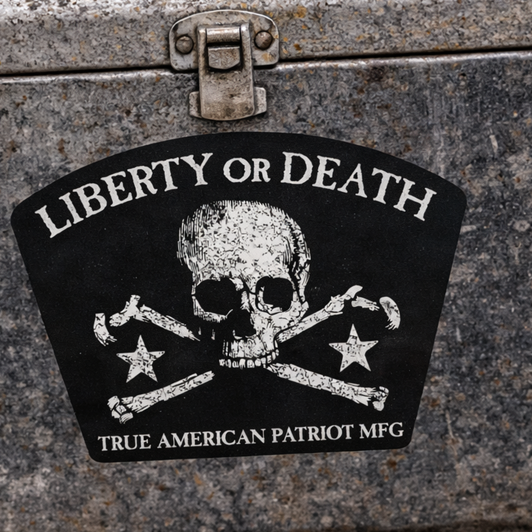Liberty or Death Jolly Roger Decal