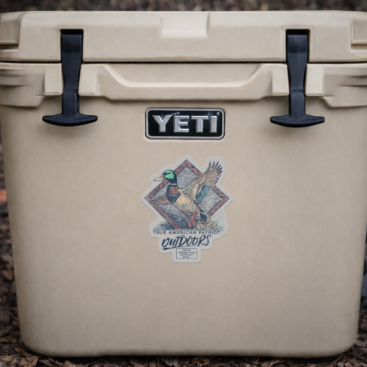 True American Patriot Outdoors Mallard Decal