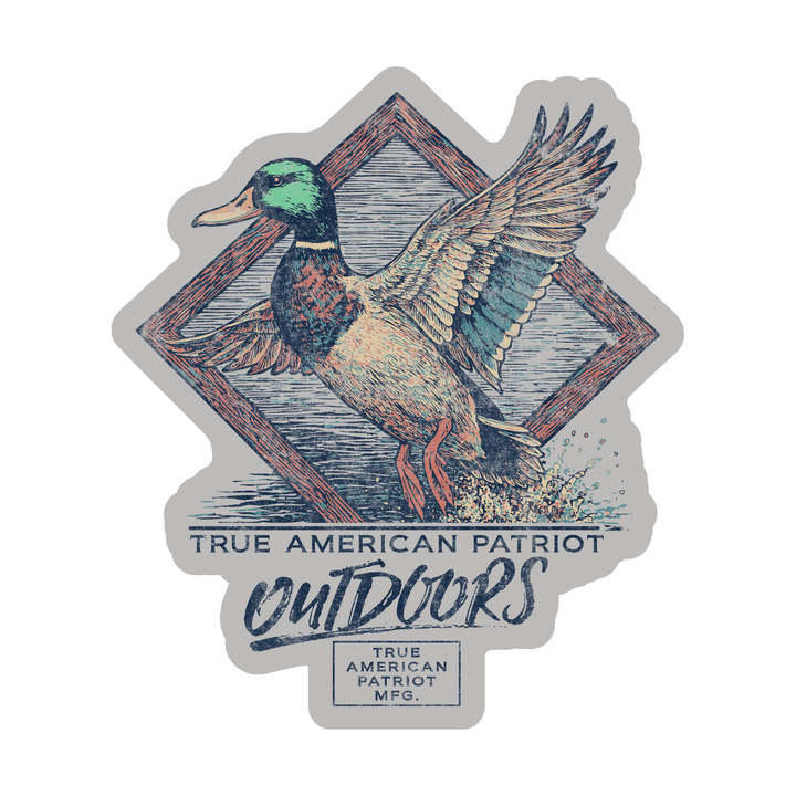 True American Patriot Outdoors Mallard Decal