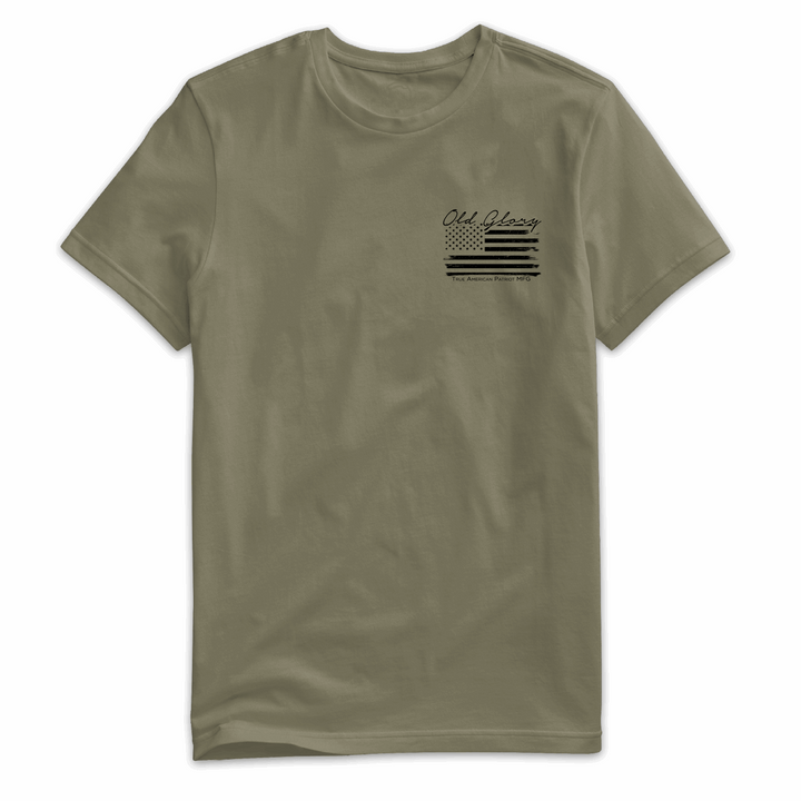 True American Patriot Mfg Old Glory Blackout Military Left Chest