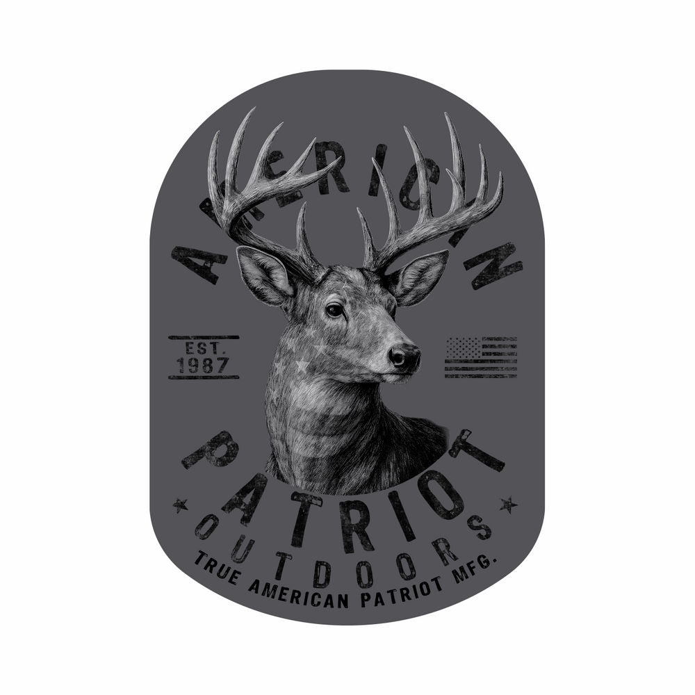 True American Patriot Mfg Outdoors Whitetail Decal