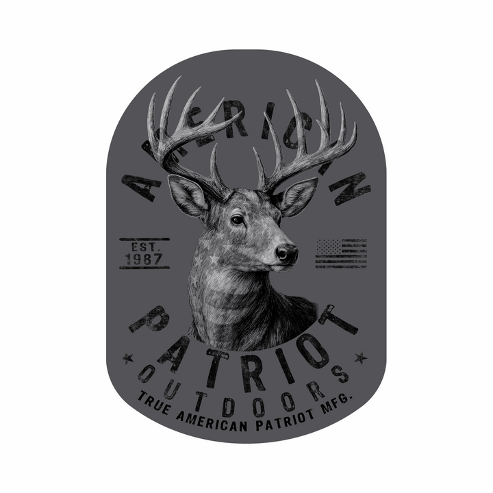 True American Patriot Mfg Outdoors Whitetail Decal