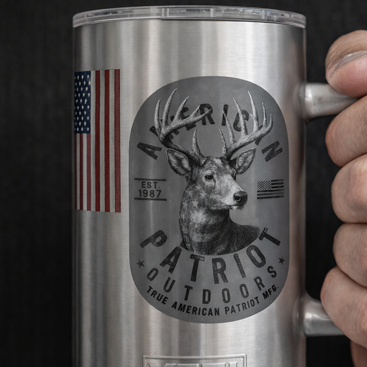 True American Patriot Outdoors Whitetail Decal