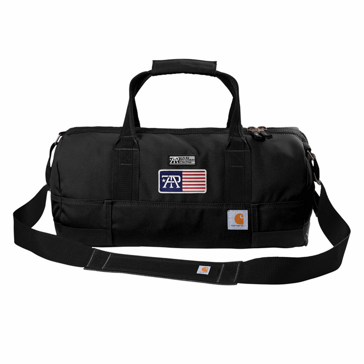 True American Patriot Mfg. × Carhartt 20" Heavy-Duty Duffel Black